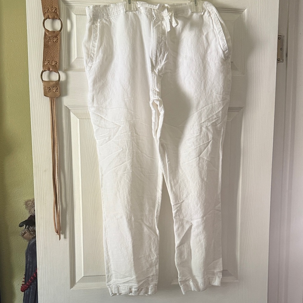 Men's White Casual Pants
